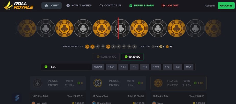 Roll Royale Wheel